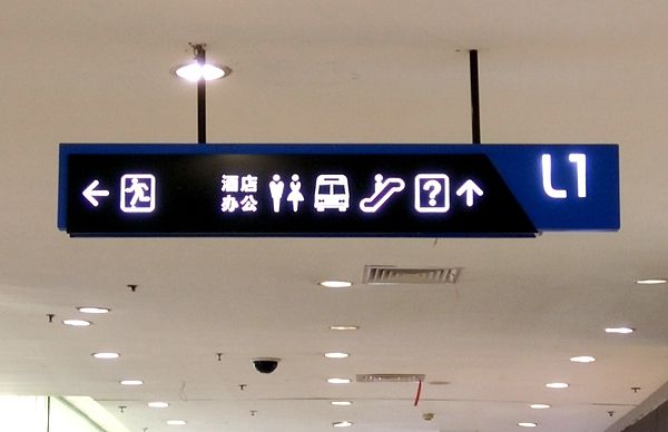 室内吊牌灯箱